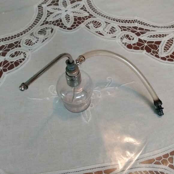 Antique Glass Atomizer Patent Dec 07 1909 Medical Pharmacy Vintage Doctor - Picture 4 of 16